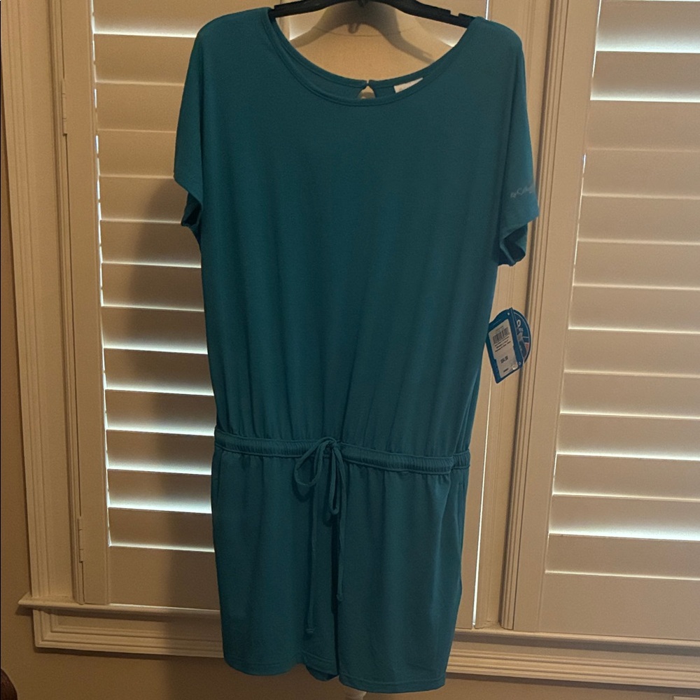 Chic Teal Mini Dress